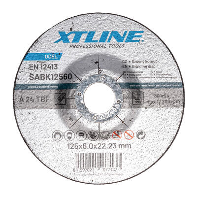 XTLINE Kotouč brusný na ocel | 150x6,0x22,2 mm - 1