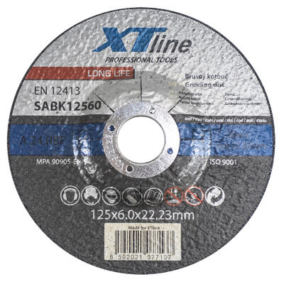 XTLINE Kotouč brusný na ocel | 115x6,0x22,2 mm - 1