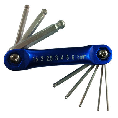 Sada IMBUS klíčů s kuličkou 1,5-8 mm 8 dílů - 1