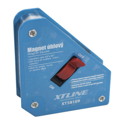 XTLINE Magnet úhlový s vypínačem | 34 kg / 130x152x28 mm - 1
