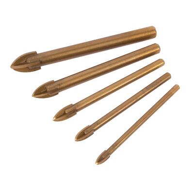 XTLINE Sada univerzálních vrtáků TiN 5 dílů | 4-10 mm, dřevěný obal - 1