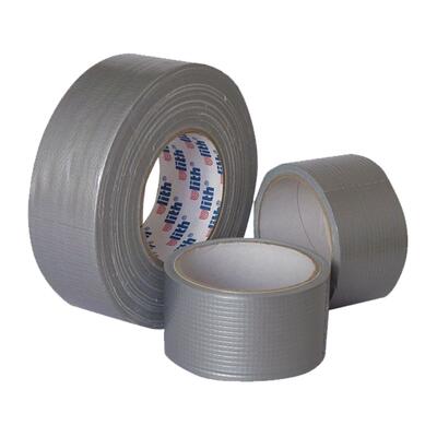 Lepící páska stříbrná Duck tape - textilní | 50 mm x 10 m