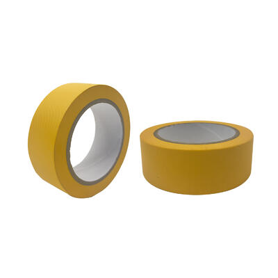 Lepicí páska zakrývací a ochranná PVC, štukatérská žlutá | 50 mm x 33 m - 1