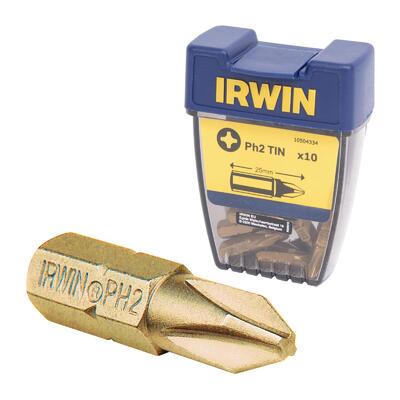 IRWIN Bit 1/4" / 25 mm PH TIN 1bal/10ks | PH2