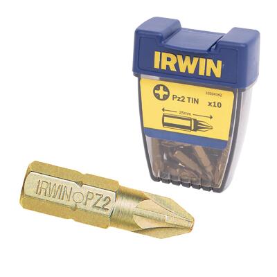 IRWIN Bit 1/4" / 25 mm PZ TIN 1bal/10ks | PZ3