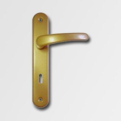 Dveřní kování Michaela K90 zlatá - klíč