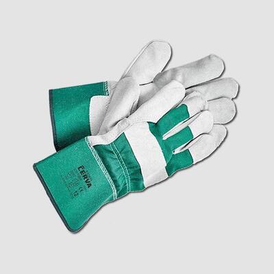Rukavice Eider-EGON zelené - podšívka v dlani, velikost 12"