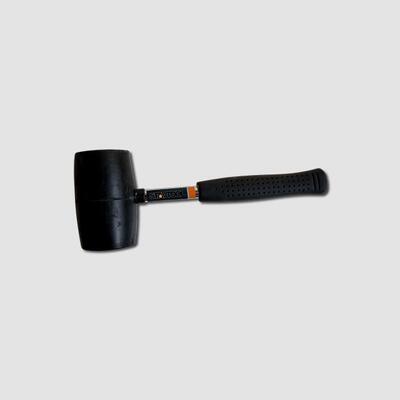 Palička gumová černá - kovová násada | 75mm