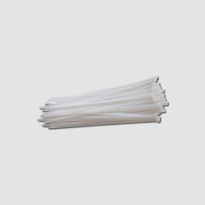 Vázací pásky nylonové bílé 1bal/50ks | 300x4,8mm
