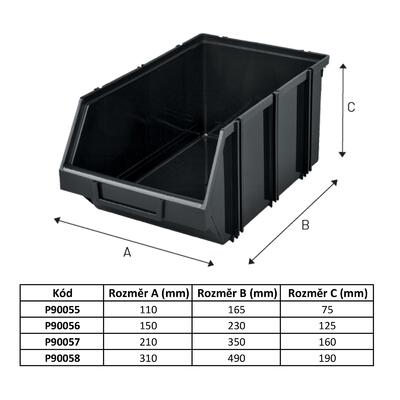 PATROL Box plastový | 310x490x190 mm - 2