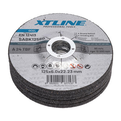 XTLINE Kotouč brusný na ocel | 180x6,0x22,2 mm - 2