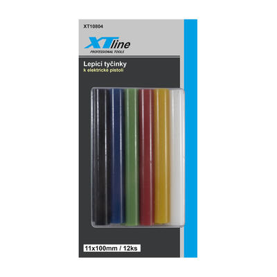 XTLINE Lepicí tavné tyčinky barevné | 7x100 mm (1bal/12ks) - 2