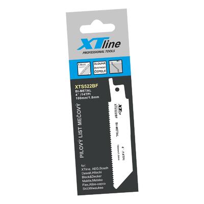 XTLINE Pilové plátky mečové Bimetal | 100x19x0,9 mm, 14 Tpi (1bal/5ks) - 2