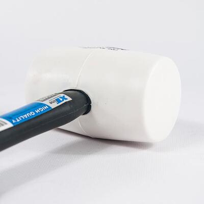 XTLINE Palička gumová bílá - sklolaminátová násada | 55 mm - 2