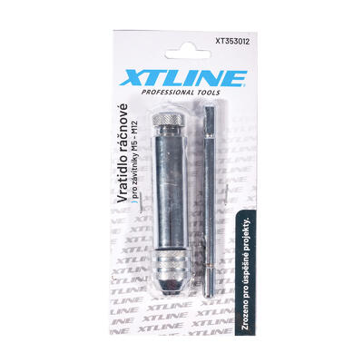 XTLINE Vratidlo ráčnové pro závitníky | M5-M12 - 2