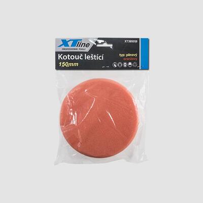 XTLINE Kotouč leštící pěnový pro leštící brusku | oranžový (tvrdý) 150 mm - 2