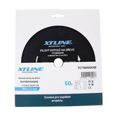 XTLINE Kotouč pilový s SK plátky - kombinovaný | 190x1,0x20 mm, 50 zubů - 2