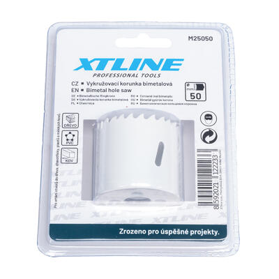 XTLINE Vykružovací korunka bimetalová | 16 mm - 2