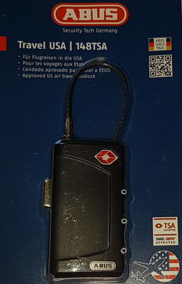 Zámek visací na zavazadla ABUS 148TSA/30 - 2