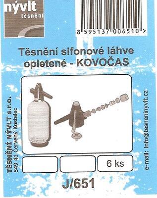 Sada těsnění pro sifonové lahve KOVOČAS - 2