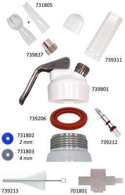 Výstupní ventil pro šlehačkové lahve Liss HOME a DESSERT - 3
