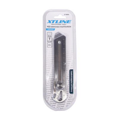 XTLINE Nůž ulamovací multifunkční nerezový | 18 mm, SK4 - 4