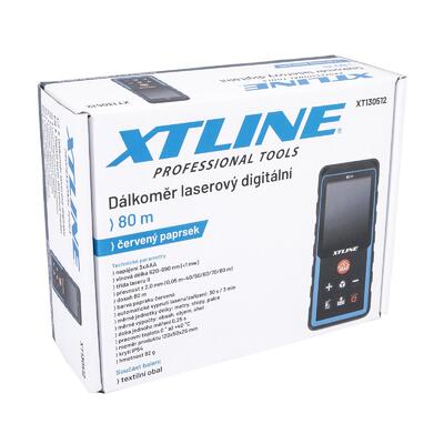 XTLINE Dálkoměr laserový digitální | 80 m - 4