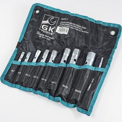 GK TOOLS Sada trubkových klíčů 9 dílů | 6-22 mm, textilní obal - 5