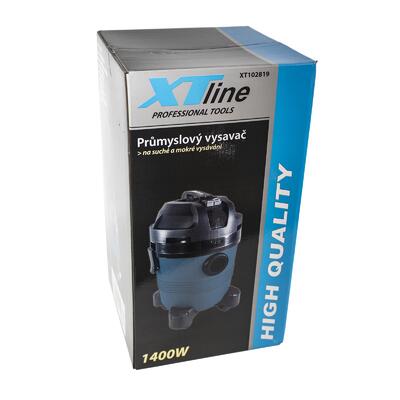 XTLINE Průmyslový vysavač na suché a mokré vysávání 1400 W + příslušenství - 5